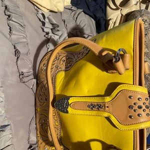 Yellow purse